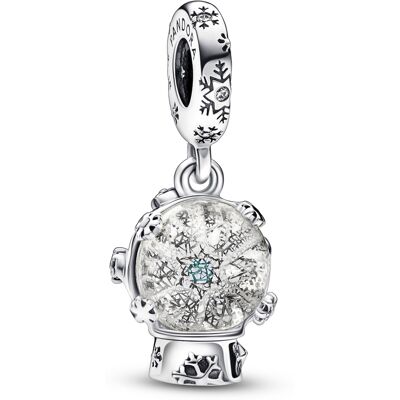 Pandora Moments Snowflake Snowglobe berlock 792369C01 Pandora Moments Snowflake Snowglobe berlock 792369C01