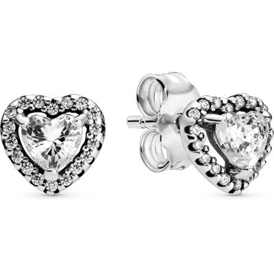 Pandora Timeless Elegance Elevated Hearts örhängen 298427C01 Pandora Timeless Elegance Elevated Hearts örhängen 298427C01