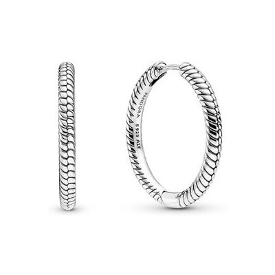 Pandora Moments Charm Hoop örhängen 299532C00 Pandora Moments Charm Hoop örhängen 299532C00