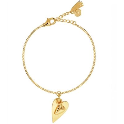 Edblad Heart to Heart guldpläterad armband 129939 Edblad Heart to Heart guldpläterad armband 129939