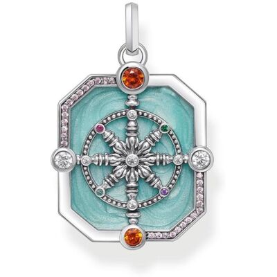 Thomas Sabo Glam & Soul Cosmic Amulet Carma wheel berlock PE961-340-7 Thomas Sabo Glam & Soul Cosmic Amulet Carma wheel berlock PE961-340-7