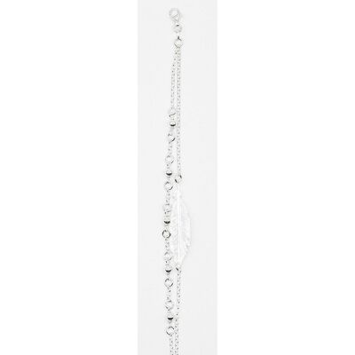 Övrigt Fjäderarmband i sterling silver 18.5 cm R245/18.5 Övrigt Fjäderarmband i sterling silver 18.5 cm R245/18.5