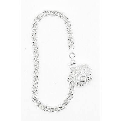 Övrigt Hjärtarmband i sterling silver 19 cm R263/19 Övrigt Hjärtarmband i sterling silver 19 cm R263/19