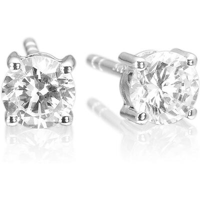 Sif Jakobs Piccolo Princess Round Medio silverörhängen SJ-E5MMRD-CZ Sif Jakobs Piccolo Princess Round Medio silverörhängen SJ-E5MMRD-CZ