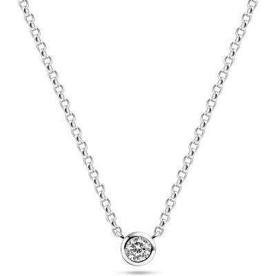 Sif Jakobs Essenza Sarzana Uno Creolo halsband SJ-N2632-CZ Sif Jakobs Essenza Sarzana Uno Creolo halsband SJ-N2632-CZ