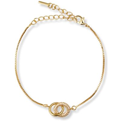 Sparv Soirée Sparkling guldfärgat armband 2270101 Sparv Soirée Sparkling guldfärgat armband 2270101