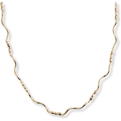 Sparv Soft Wave halsband guldpläterad 3240101 Sparv Soft Wave halsband guldpläterad 3240101