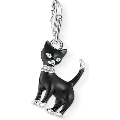 Thomas Sabo Charm Club Cat black berlock 1725-041-11 Thomas Sabo Charm Club Cat black berlock 1725-041-11