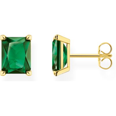 Thomas Sabo Rainbow Heritage green stone gold örhängen H2201-472-6 Thomas Sabo Rainbow Heritage green stone gold örhängen H2201-472-6