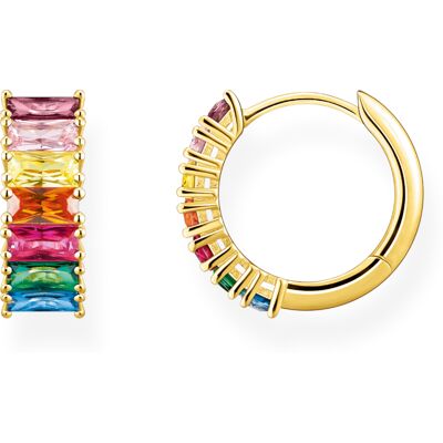 Thomas Sabo Rainbow Heritage colourful stones pave örhängen CR667-488-7 Thomas Sabo Rainbow Heritage colourful stones pave örhängen CR667-488-7