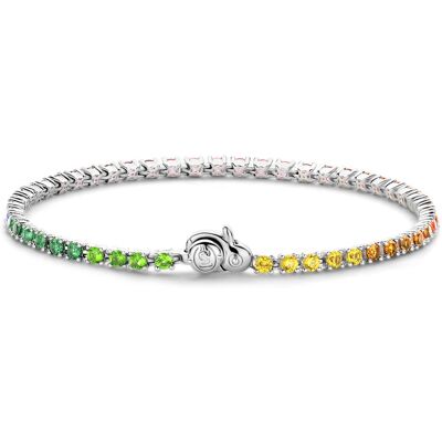 TI SENTO tennis silver colorful armband 2995MC/M TI SENTO tennis silver colorful armband 2995MC/M