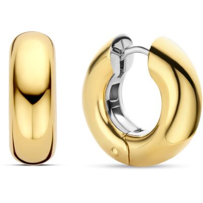 TI SENTO silver gold-plated silver hoop örhängen 7909SY TI SENTO silver gold-plated silver hoop örhängen 7909SY