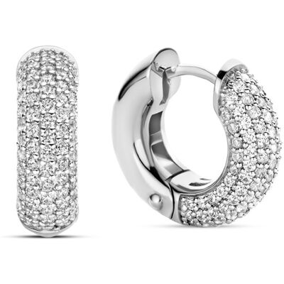TI SENTO silver ear party hoop örhängen 7909ZI TI SENTO silver ear party hoop örhängen 7909ZI