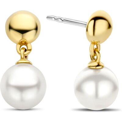 TI SENTO gold-plated pärlörhängen 7913YP TI SENTO gold-plated pärlörhängen 7913YP