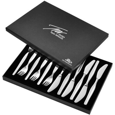 Tapio Wirkkala Tapio dessertgafflar och -knivar 12-pack 318-132-6 Tapio Wirkkala Tapio dessertgafflar och -knivar 12-pack 318-132-6