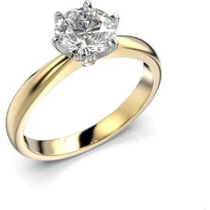 Festive Classic 23 solitaire diamantring gultvitguld 1,00 ct 686-100-KV