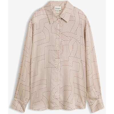 bonprix Skjortblus av mjukt material med silke bonprix Skjortblus av mjukt material med silke