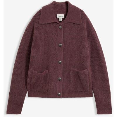 bonprix Ribbstickad cardigan i fluffigt material bonprix Ribbstickad cardigan i fluffigt material