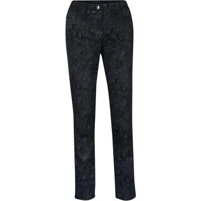 bonprix Twillbyxa med elegant mönster bonprix Twillbyxa med elegant mönster