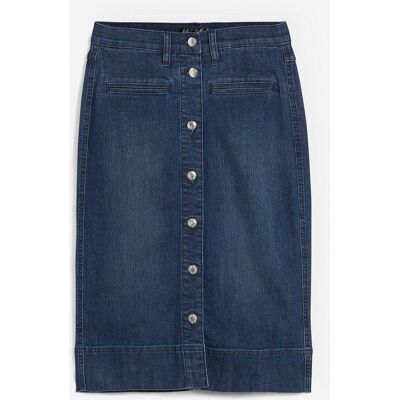 bonprix Jeanskjol med prydnadsknappar bonprix Jeanskjol med prydnadsknappar