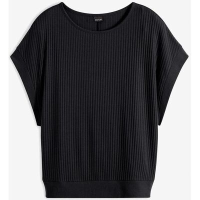 bonprix Ribbad topp med fladdermusärmar bonprix Ribbad topp med fladdermusärmar