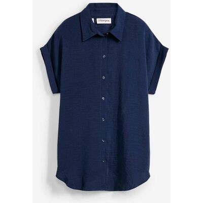 bonprix Kortärmad blus med återvunnen polyester bonprix Kortärmad blus med återvunnen polyester