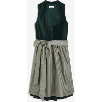 bonprix Dirndl med sammetlivstycke och satinförkläde (2 delar) bonprix Dirndl med sammetlivstycke och satinförkläde (2 delar)
