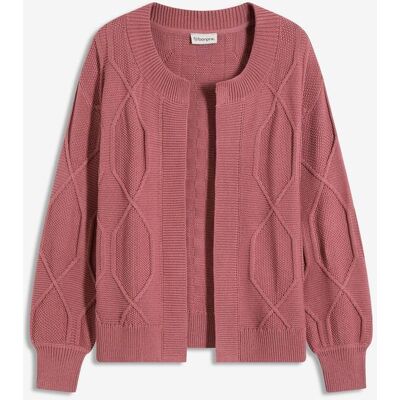 bonprix Cardigan med flätmönster bonprix Cardigan med flätmönster