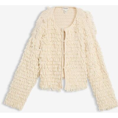 bonprix Cardigan i lurvigt material bonprix Cardigan i lurvigt material