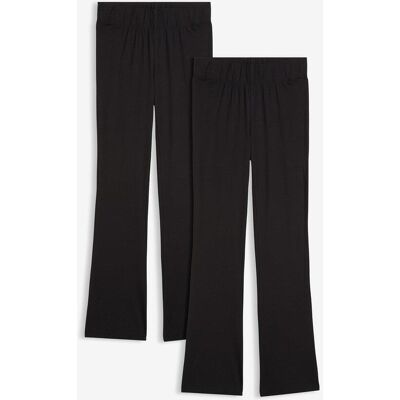 bonprix Utsvängda leggings i bomullsmix (2-pack) bonprix Utsvängda leggings i bomullsmix (2-pack)