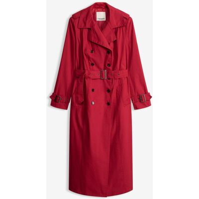 bonprix Lång trenchcoat med midjebälte bonprix Lång trenchcoat med midjebälte