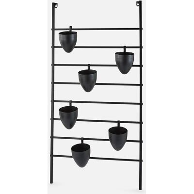 bonprix Vägghylla med 6 blomkrukor bonprix Vägghylla med 6 blomkrukor
