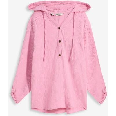 bonprix Muslinblus med luva bonprix Muslinblus med luva