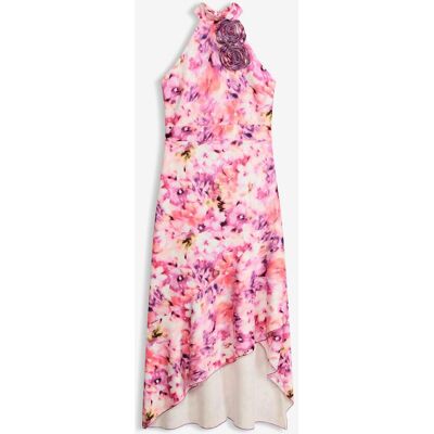 bonprix Aftonklänning med blomapplikation bonprix Aftonklänning med blomapplikation