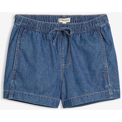 bonprix Jeansshorts Mid Waist, med bekväm midja bonprix Jeansshorts Mid Waist, med bekväm midja