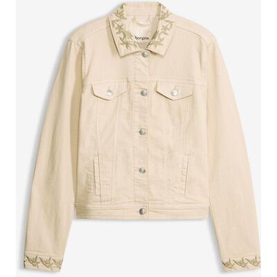 bonprix Twilljacka med broderi bonprix Twilljacka med broderi