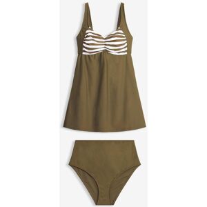 bonprix Lång tankini (2 delar) med bikinibyxa med hög midja bonprix Lång tankini (2 delar) med bikinibyxa med hög midja