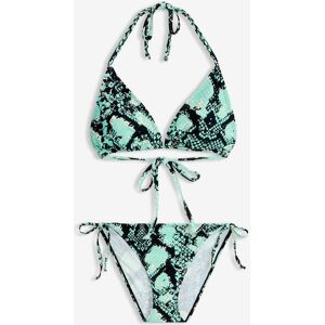 bonprix Bikini och sarong i baddräktsmaterial (3 delar) bonprix Bikini och sarong i baddräktsmaterial (3 delar)