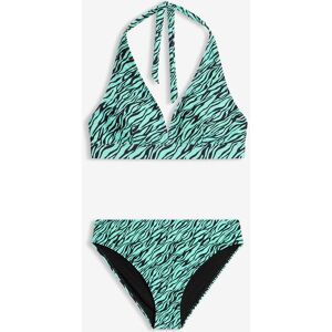 bonprix Bikini med halterneck och högt skurna benöppningar (2 delar) bonprix Bikini med halterneck och högt skurna benöppningar (2 delar)