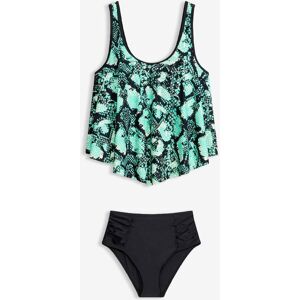 bonprix Tankini med ormskinnsmönster (2 delar) bonprix Tankini med ormskinnsmönster (2 delar)