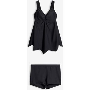 bonprix Lång tankini med sicksack i kanten (2 delar) bonprix Lång tankini med sicksack i kanten (2 delar)
