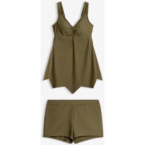 bonprix Lång tankini med sicksack i kanten (2 delar) bonprix Lång tankini med sicksack i kanten (2 delar)