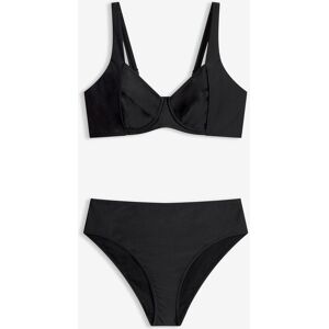 bonprix Minimizer-bikini och bikinibyxa med hög midja och lätt formande effekt (2 delar) bonprix Minimizer-bikini och bikinibyxa med hög midja och lätt formande effekt (2 delar)