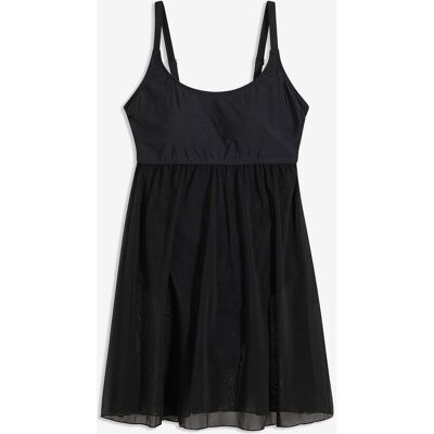bonprix Baddräktsklänning med transparent mesh bonprix Baddräktsklänning med transparent mesh