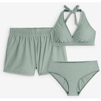 bonprix Bikini och badshorts (3 delar) bonprix Bikini och badshorts (3 delar)