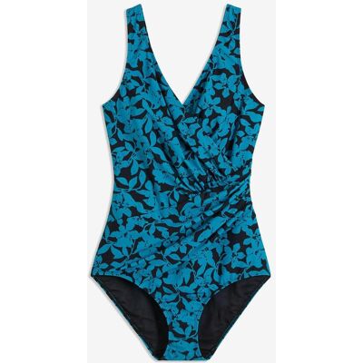 bonprix Baddräkt med omlottlook och medelhög, formande effekt bonprix Baddräkt med omlottlook och medelhög, formande effekt