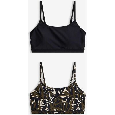 bonprix BH-bikinitopp (2 delar) enfärgad och mönstrad bonprix BH-bikinitopp (2 delar) enfärgad och mönstrad
