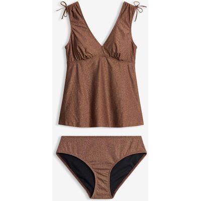 bonprix Tankini i glittrande material (2 delar) bonprix Tankini i glittrande material (2 delar)