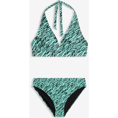 bonprix Bikini med halterneck och högt skurna benöppningar (2 delar) bonprix Bikini med halterneck och högt skurna benöppningar (2 delar)