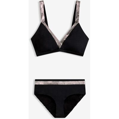 bonprix Bikini med silverfärgade infällningar (2 delar) bonprix Bikini med silverfärgade infällningar (2 delar)